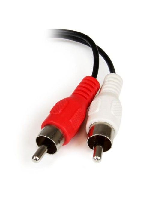StarTech.com Cable Adaptador de 15cm de Audio Estéreo Mini Jack de 3,5mm Hembra a 2x RCA Macho - Imagen 4
