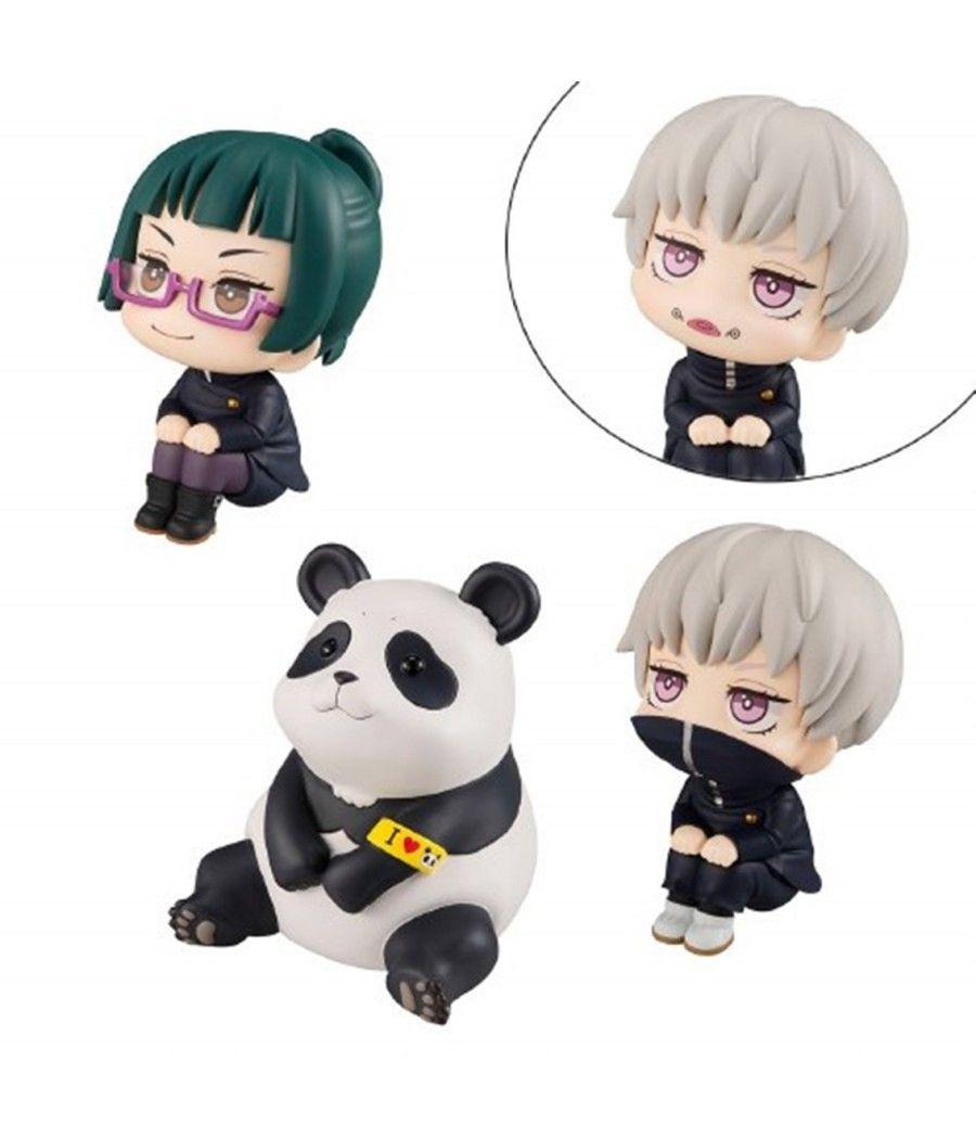 Pack 3 figuras megahouse look up jujutsu kaisen maki toge panda gift set