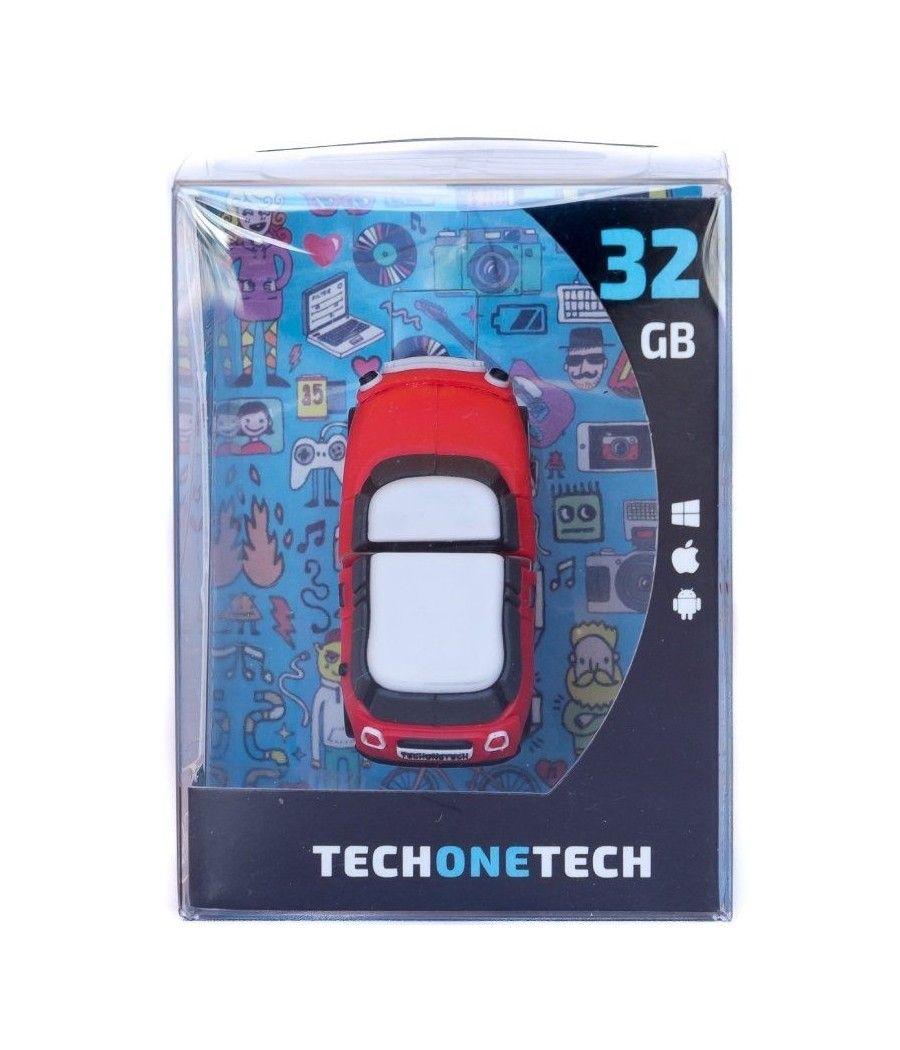 Pendrive 32gb tech one tech mini cooper s rojo usb 2.0