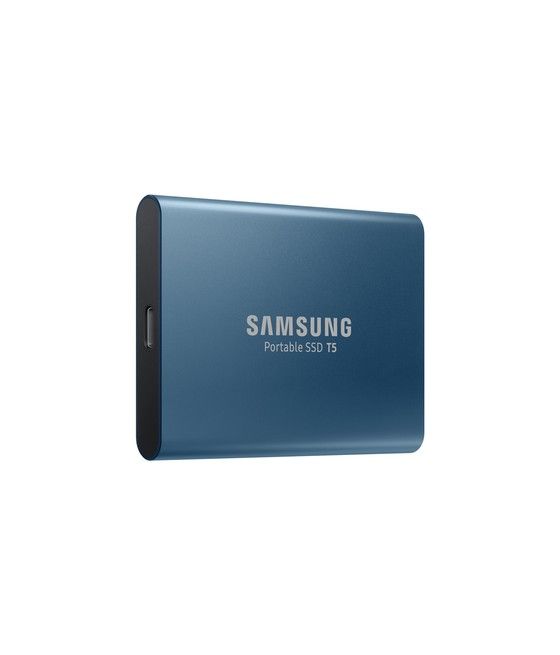 Disco externo ssd samsung portable t5 500gb/ usb 3.1/ azul