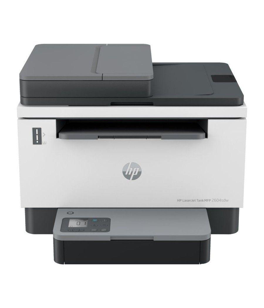 Multifunción láser monocromo hp laserjet tank 2604sdw/ wifi/ dúplex/ blanca y negra