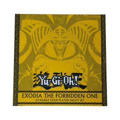 Replica yu - gi - oh! lingotes exodia the forbidden one edición limitada