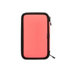 Plumier escolar antartik doble color coral 28 piezas