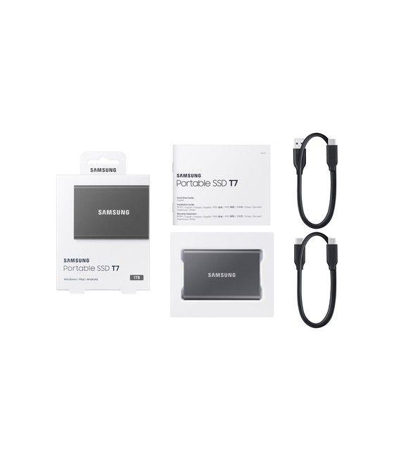 Samsung Portable SSD T7 1000 GB Gris - Imagen 12