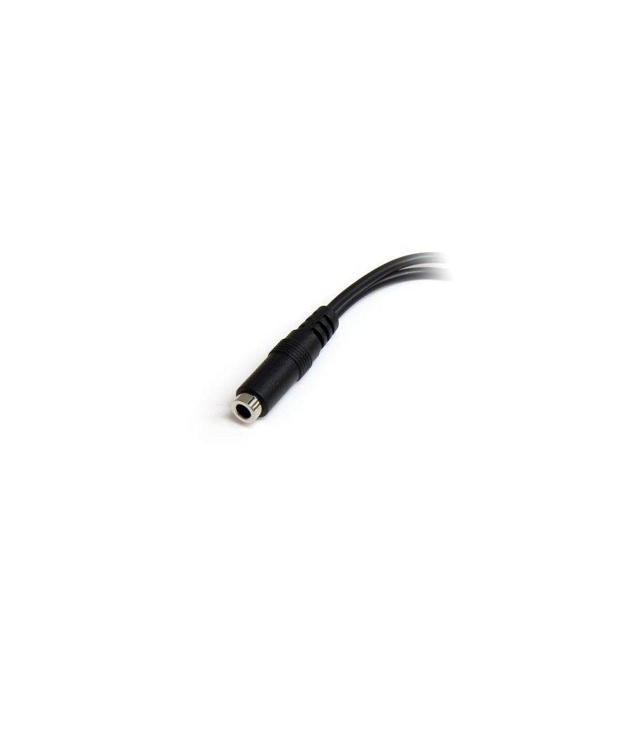 StarTech.com Adaptador Divisor de Auriculares 2x Mini-Jack 3,5mm 3 pines a Mini-Jack 4 pines - Imagen 3