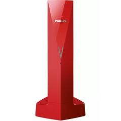 Teléfono inalámbrico philips linea v m3501r/23 v2/ rojo