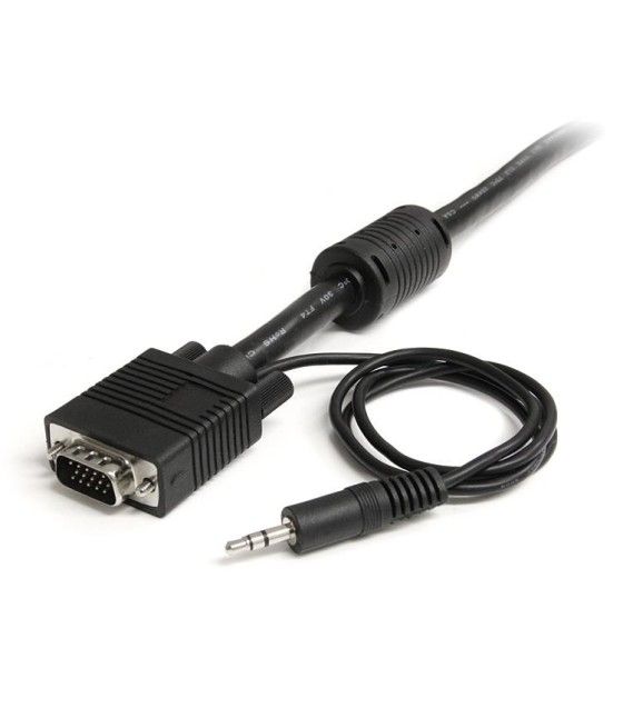 StarTech.com Cable de 5m Coaxial VGA de Alta Resolución para Monitor de Vídeo HD15 Macho a Macho con Audio - Imagen 3