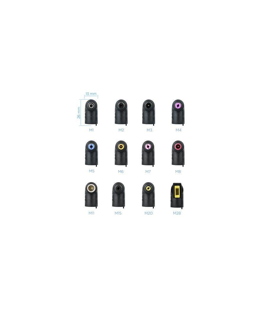 TooQ TQLC-90BS02AT adaptador e inversor de corriente Interior 90 W Negro - Imagen 2