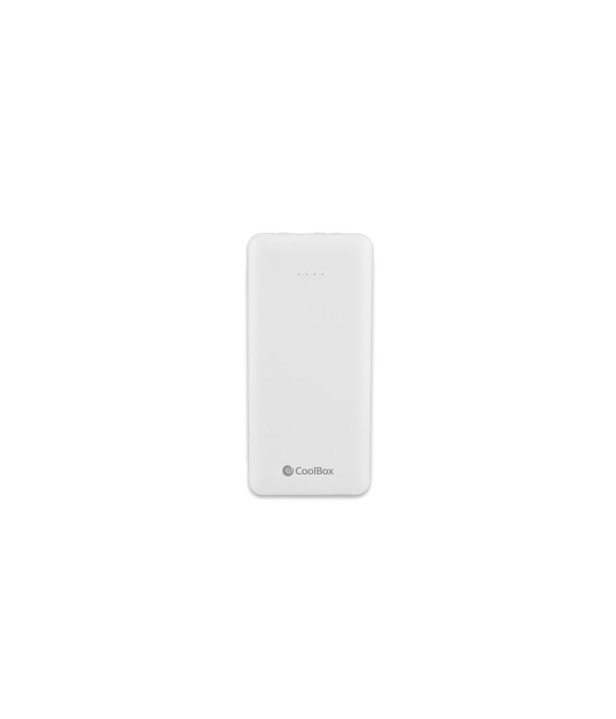 Power bank universal 10000mah usb-c white + cables coolbox