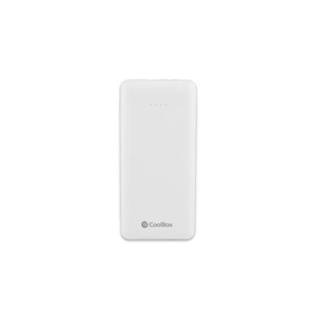 Power bank universal 10000mah usb-c white + cables coolbox