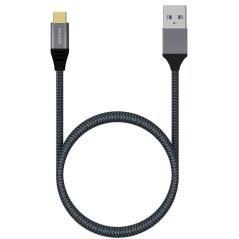 Cable usb 3.1 aisens a107-0631/ usb tipo-c macho - usb macho/ 1m/ gris