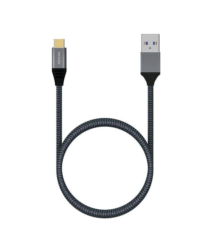 Cable usb 3.1 aisens a107-0631/ usb tipo-c macho - usb macho/ 1m/ gris