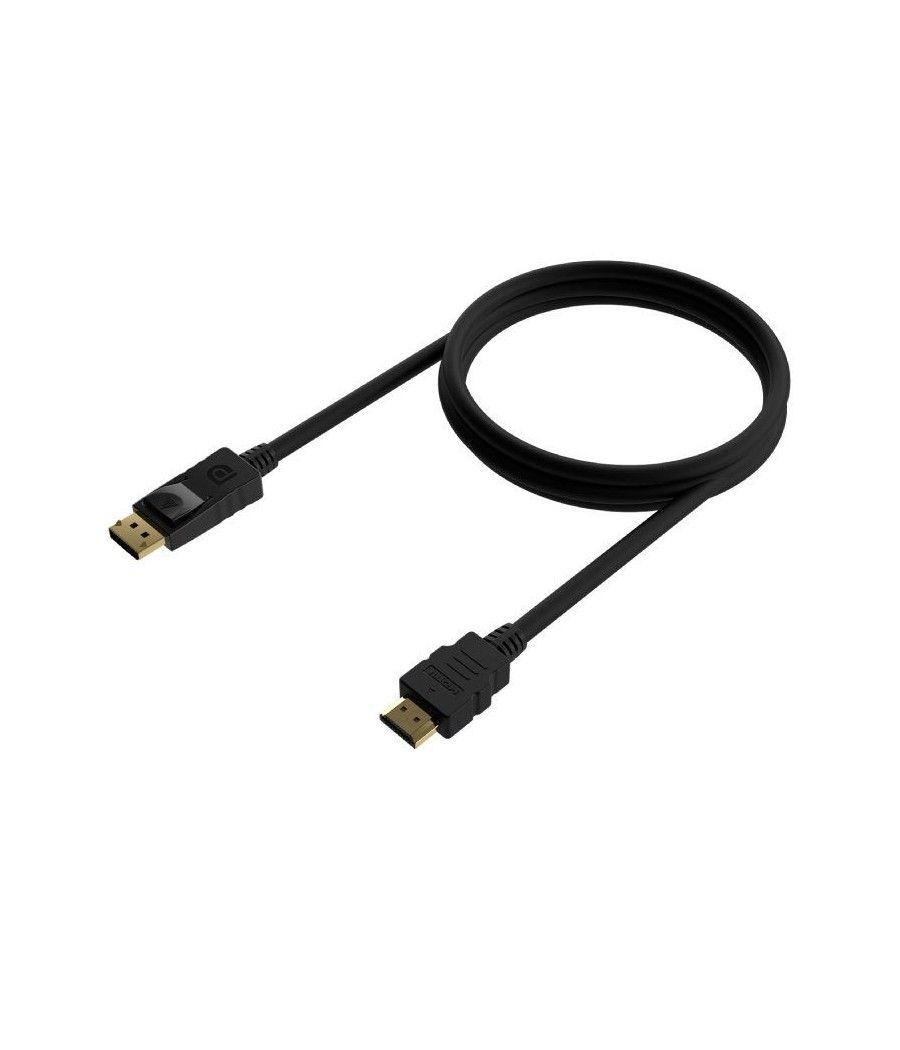 Cable conversor aisens a125-0550/ displayport macho - hdmi macho/ 50cm/ negro