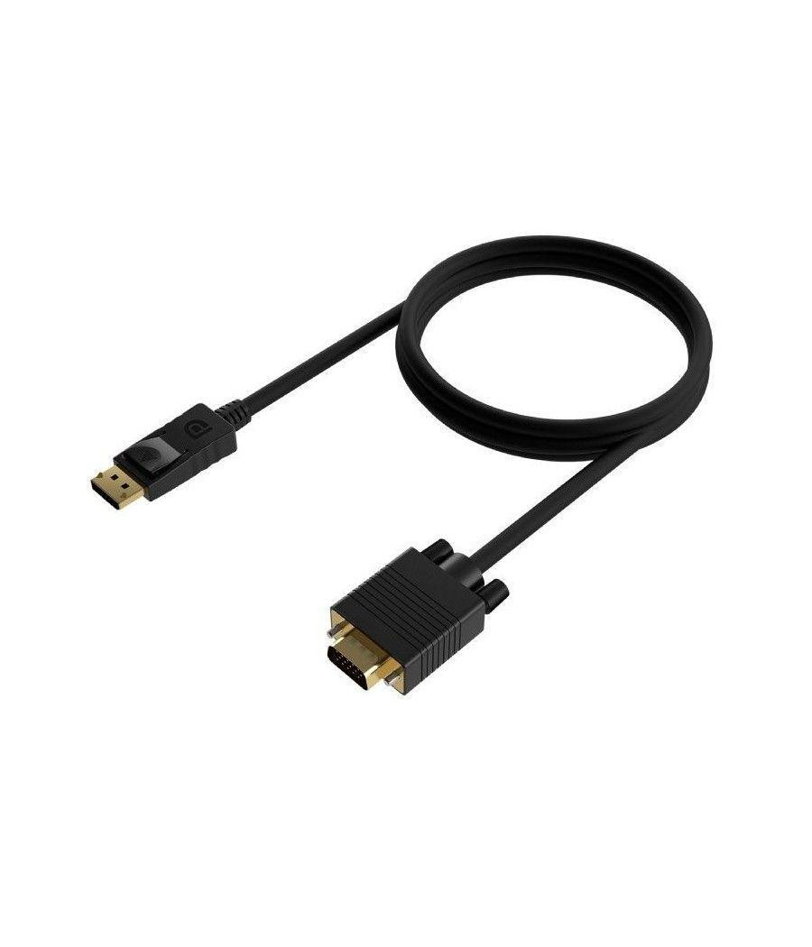 Cable conversor aisens a125-0552/ displayport macho - vga macho/ 1m/ negro