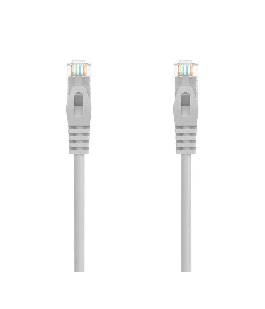 Cable de red rj45 awg24 utp aisens a145-0553 cat.6a/ lszh/ 30cm/ gris