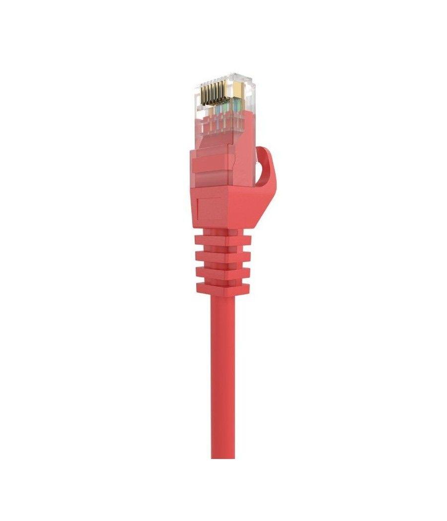 Cable de red rj45 awg24 utp aisens a145-0557 cat.6a/ lszh/ 30cm/ rojo