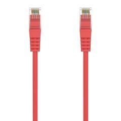 Cable de red rj45 awg24 utp aisens a145-0557 cat.6a/ lszh/ 30cm/ rojo