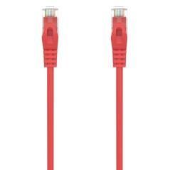 Cable de red rj45 awg24 utp aisens a145-0558 cat.6a/ lszh/ 50cm/ rojo