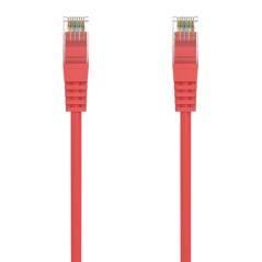 Cable de red rj45 awg24 utp aisens a145-0559 cat.6a/ lszh/ 1m/ rojo