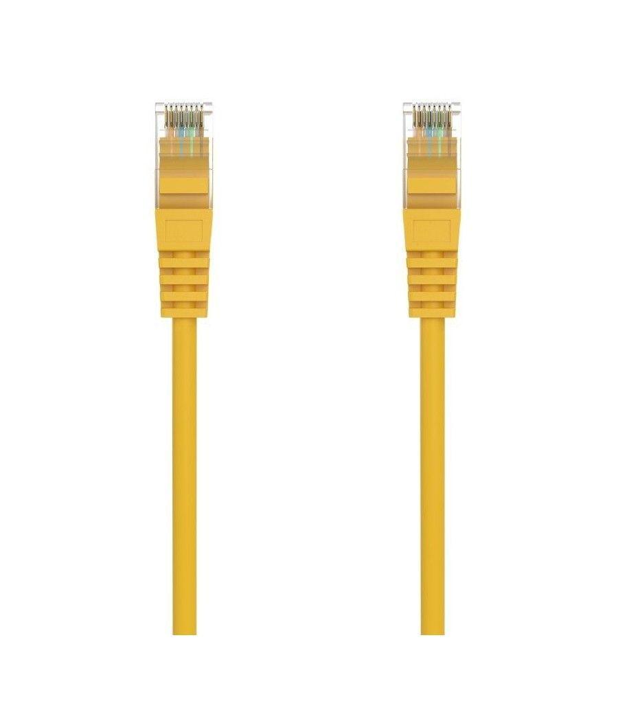 Cable de red rj45 awg24 utp aisens a145-0563 cat.6a/ lszh/ 25cm/ amarillo