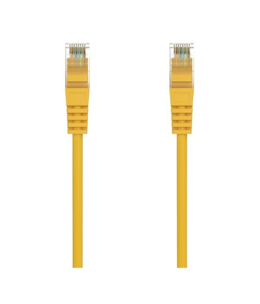 Cable de red rj45 awg24 utp aisens a145-0563 cat.6a/ lszh/ 25cm/ amarillo