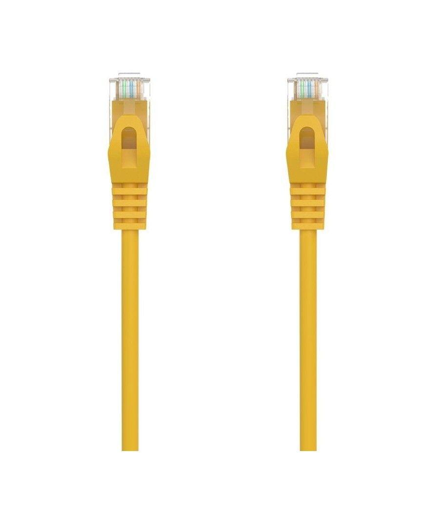 Cable de red rj45 awg24 utp aisens a145-0564 cat.6a/ lszh/ 30cm/ amarillo