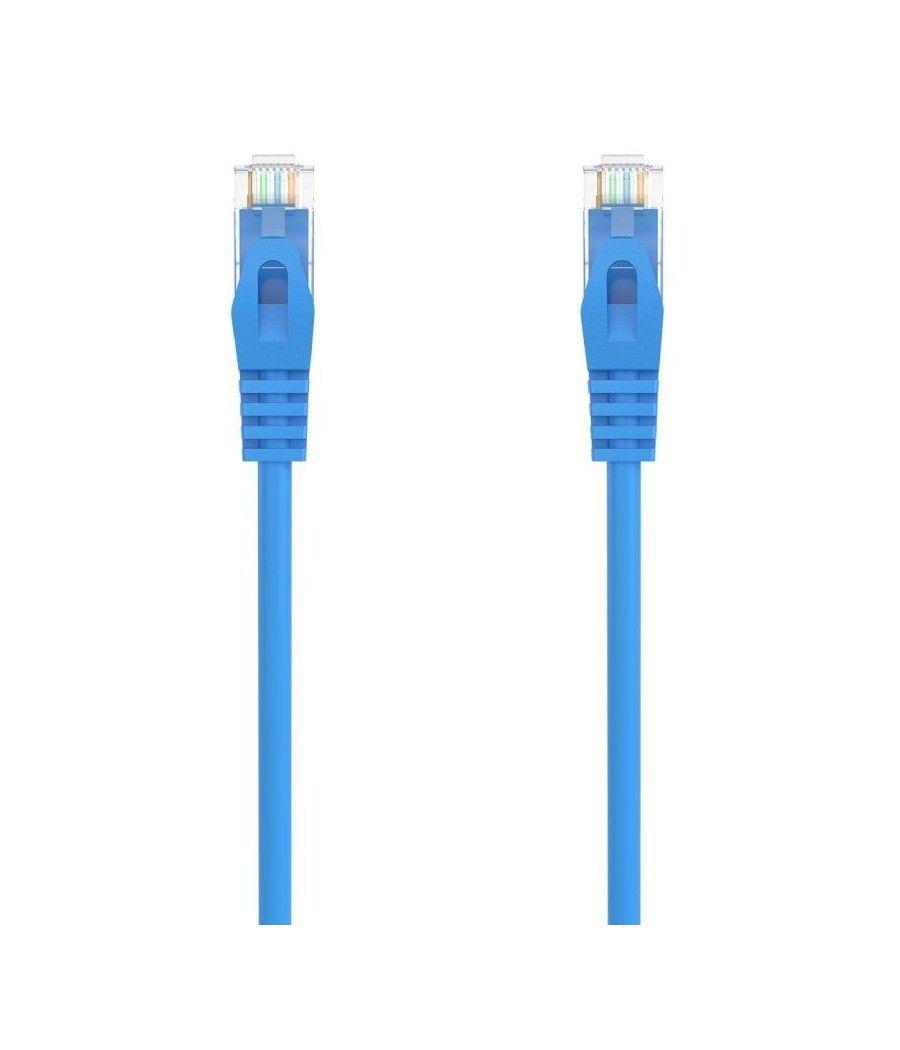 Cable de red rj45 awg24 utp aisens a145-0571 cat.6a/ lszh/ 30cm/ azul