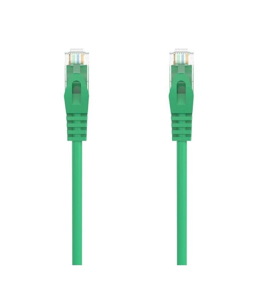 Cable de red rj45 awg24 utp aisens a145-0578 cat.6a/ lszh/ 30cm/ verde