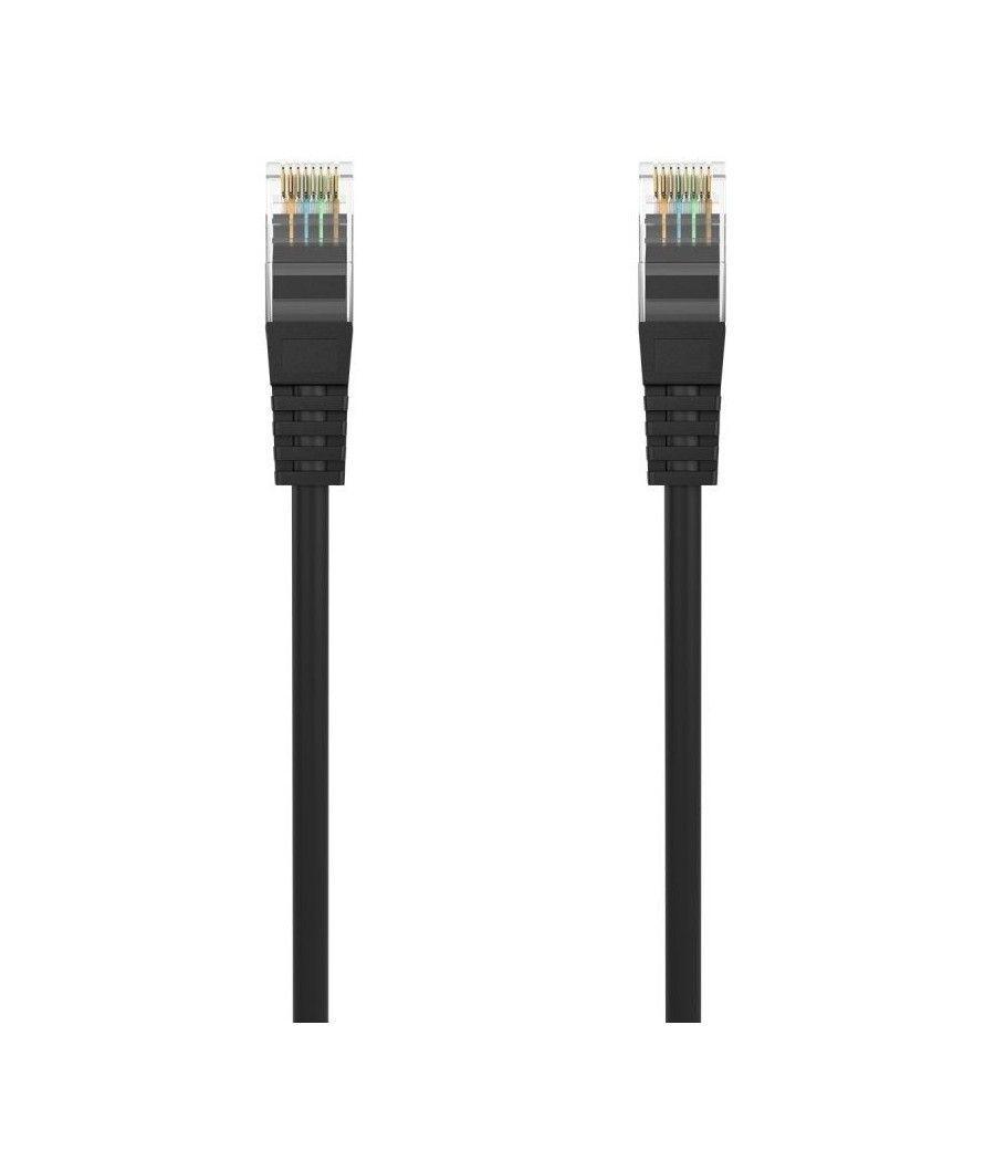 Cable de red rj45 awg24 utp aisens a145-0586 cat.6a/ lszh/ 50cm/ negro