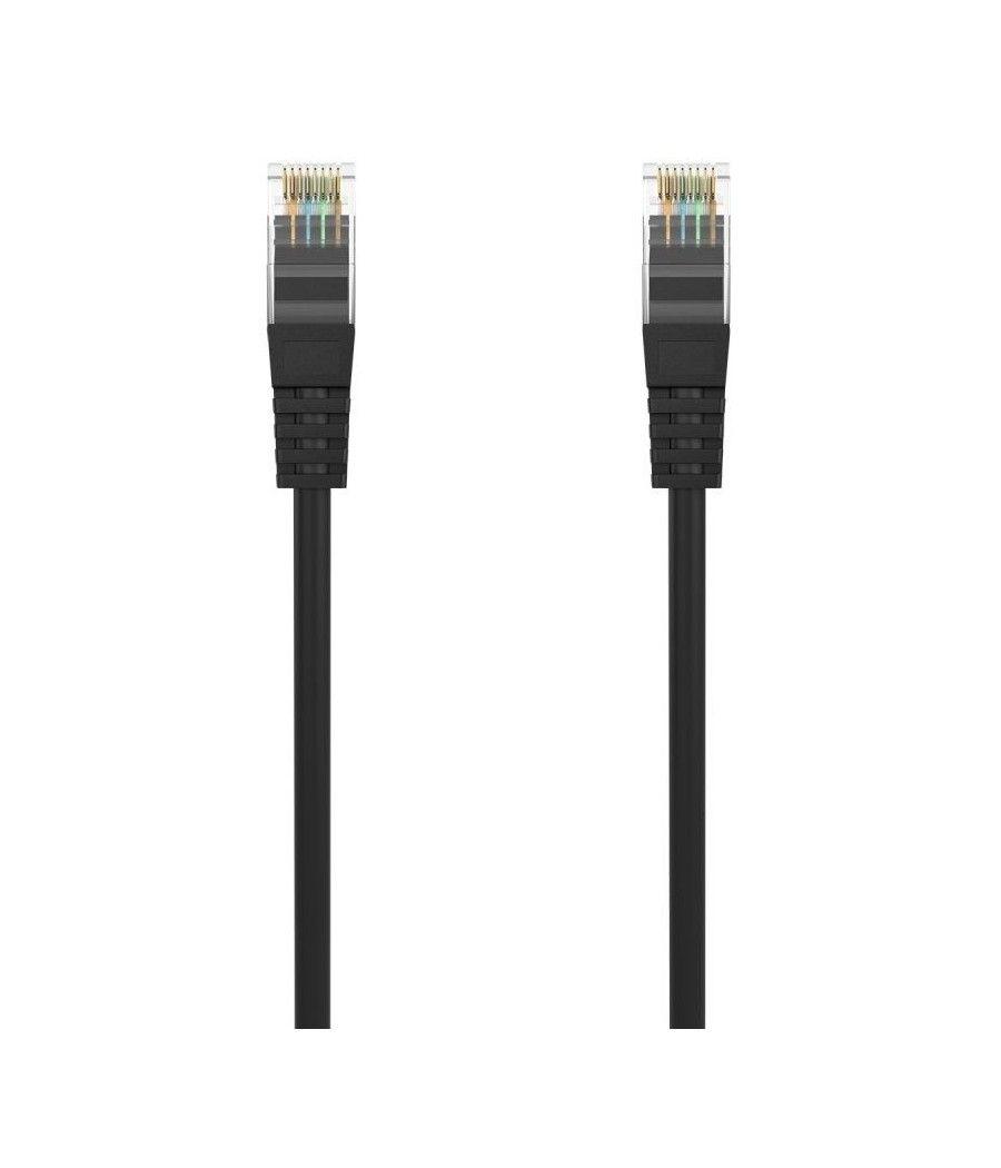 Cable de red rj45 awg24 utp aisens a145-0587 cat.6a/ lszh/ 1m/ negro