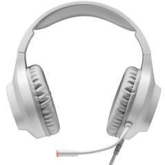 Auriculares gaming con micrófono mars gaming mh222/ jack 3.5/ blancos