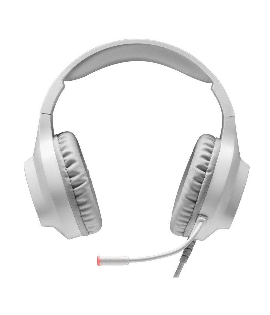 Auriculares gaming con micrófono mars gaming mh222/ jack 3.5/ blancos