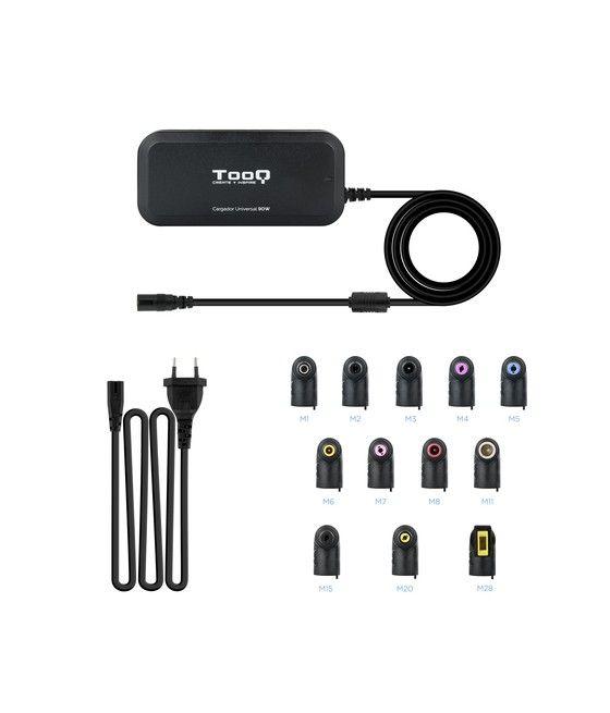 TooQ TQLC-90BS02AT adaptador e inversor de corriente Interior 90 W Negro - Imagen 5