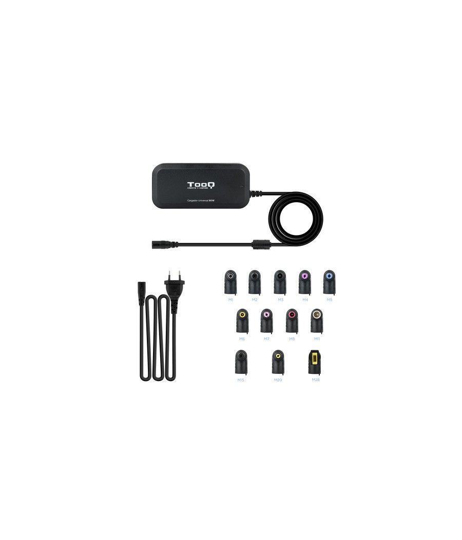 TooQ TQLC-90BS02AT adaptador e inversor de corriente Interior 90 W Negro - Imagen 5