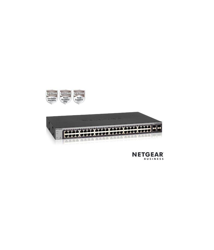 NETGEAR GS748T Gestionado L2+ Gigabit Ethernet (10/100/1000) Azul