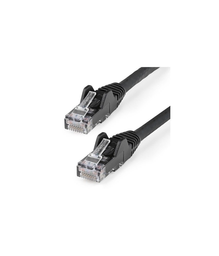 StarTech.com N6LPATCH3MBK cable de red Negro 3 m Cat6 U/UTP (UTP) - Imagen 1
