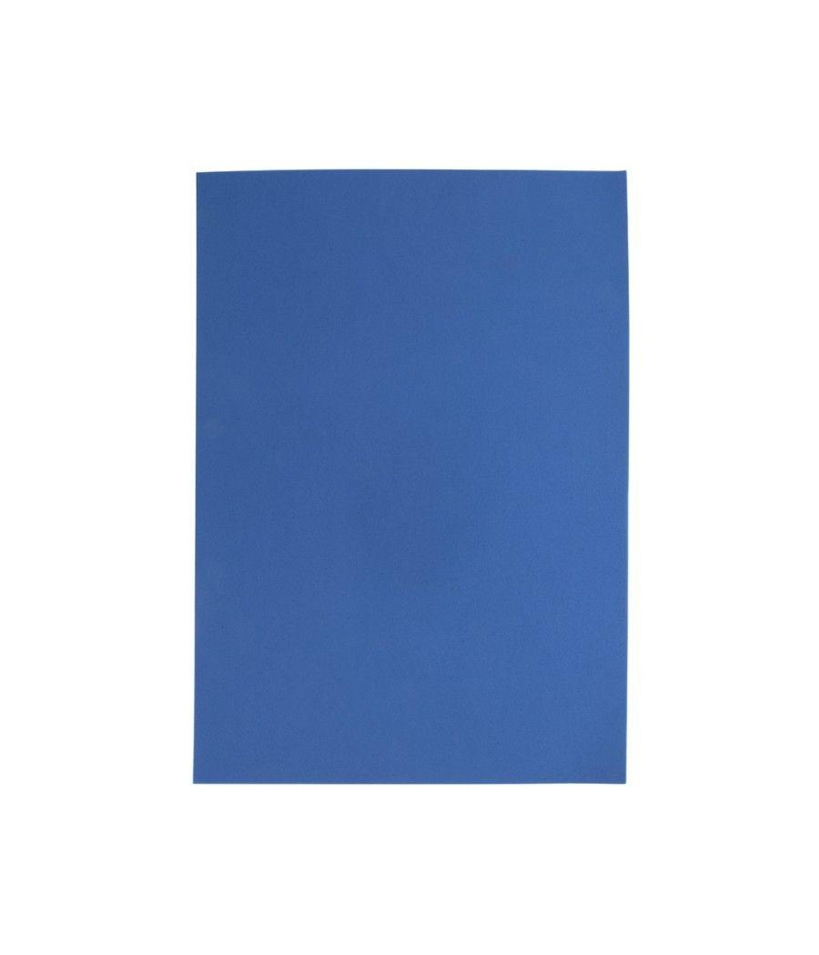 Goma eva liderpapel din a4 60g/m2 espesor 1,5mm azul paquete de 10 hojas