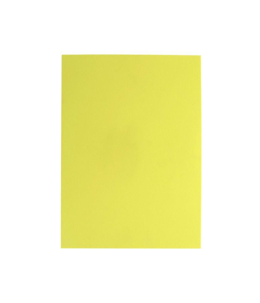 Goma eva liderpapel din a4 60g/m2 espesor 1,5mm amarillo paquete de 10 hojas