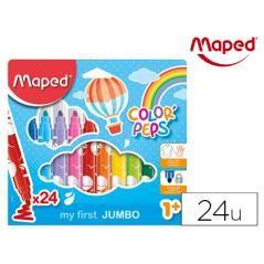 Rotulador maped color peps early age jumbo caja de 24 colores