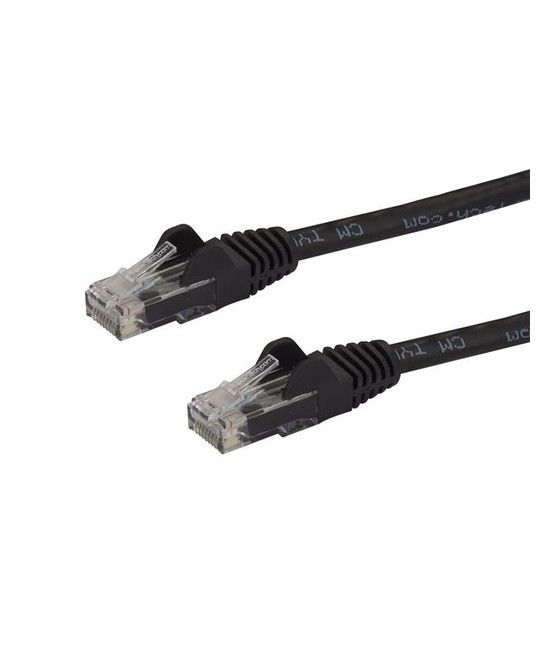 StarTech.com Cable de Red Ethernet Snagless Sin Enganches Cat 6 Cat6 Gigabit 10m - Negro - Imagen 1