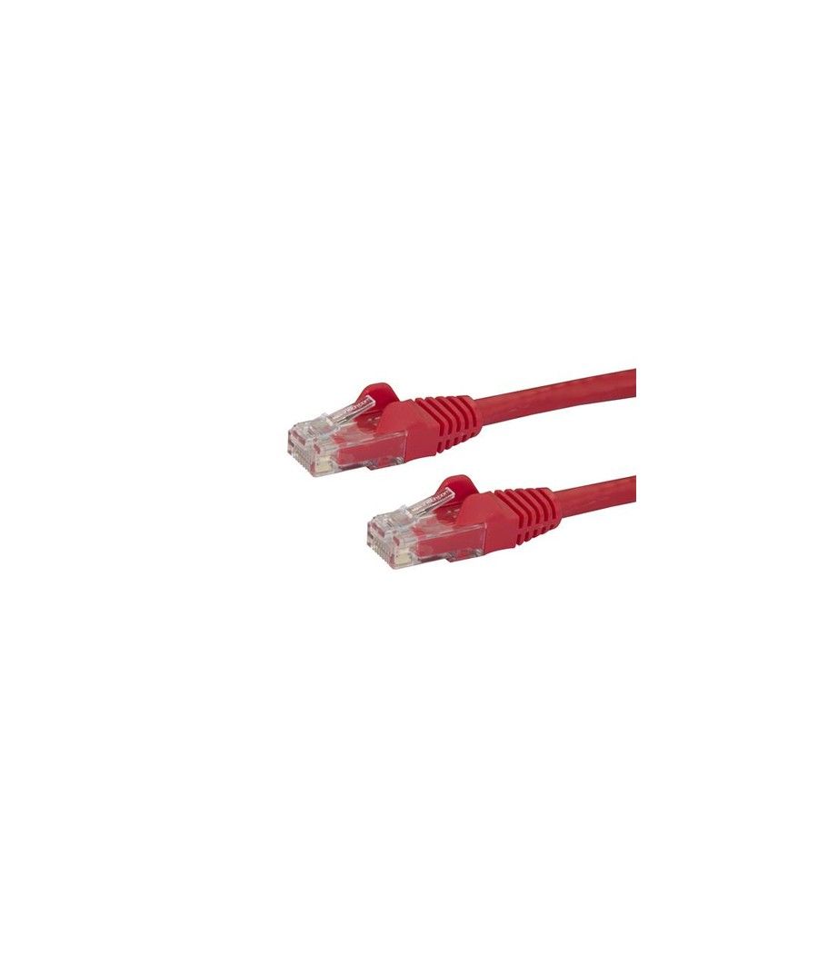StarTech.com N6PATC10MRD cable de red Rojo 10 m Cat6 U/UTP (UTP) - Imagen 1
