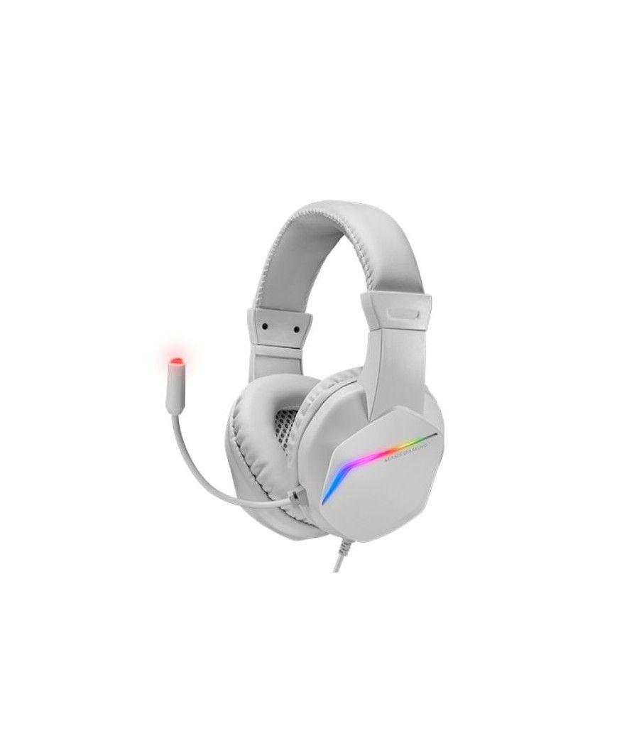 Auricular gaming mh122 blanco mars gaming