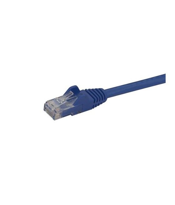 StarTech.com Cable de 1,5m Cat6 Ethernet de Red Azul - RJ45 sin Enganches - 24AWG - Imagen 2