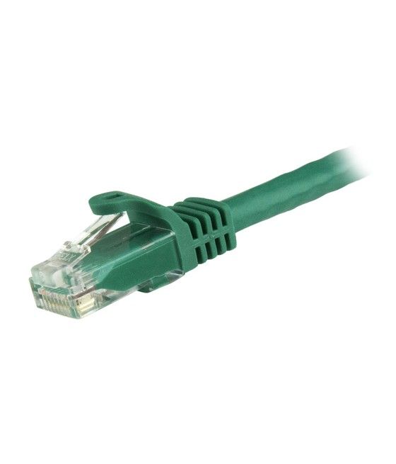 StarTech.com Cable de 1,5m Cat6 Ethernet de Red Verde - RJ45 sin Enganches - 24AWG - Imagen 2