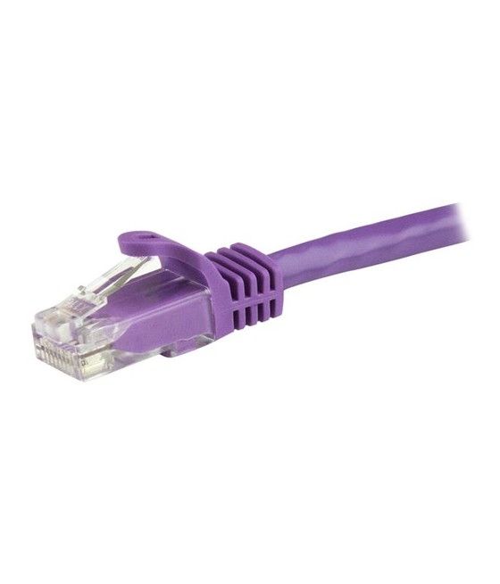 StarTech.com Cable de 1,5m Cat6 Ethernet de Red Púrpura - RJ45 sin Enganches - 24AWG