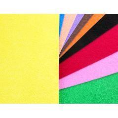 Goma eva liderpapel 50x70cm 60g/m2 espesor 2mm textura toalla amarillo pack 10 unidades