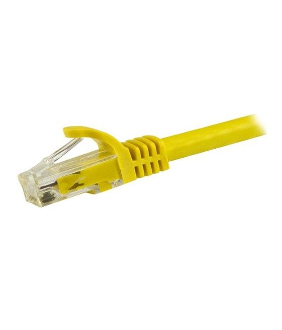 StarTech.com Cable de 1,5m Cat6 Ethernet de Red Amarillo - RJ45 sin Enganches - 24AWG - Imagen 2