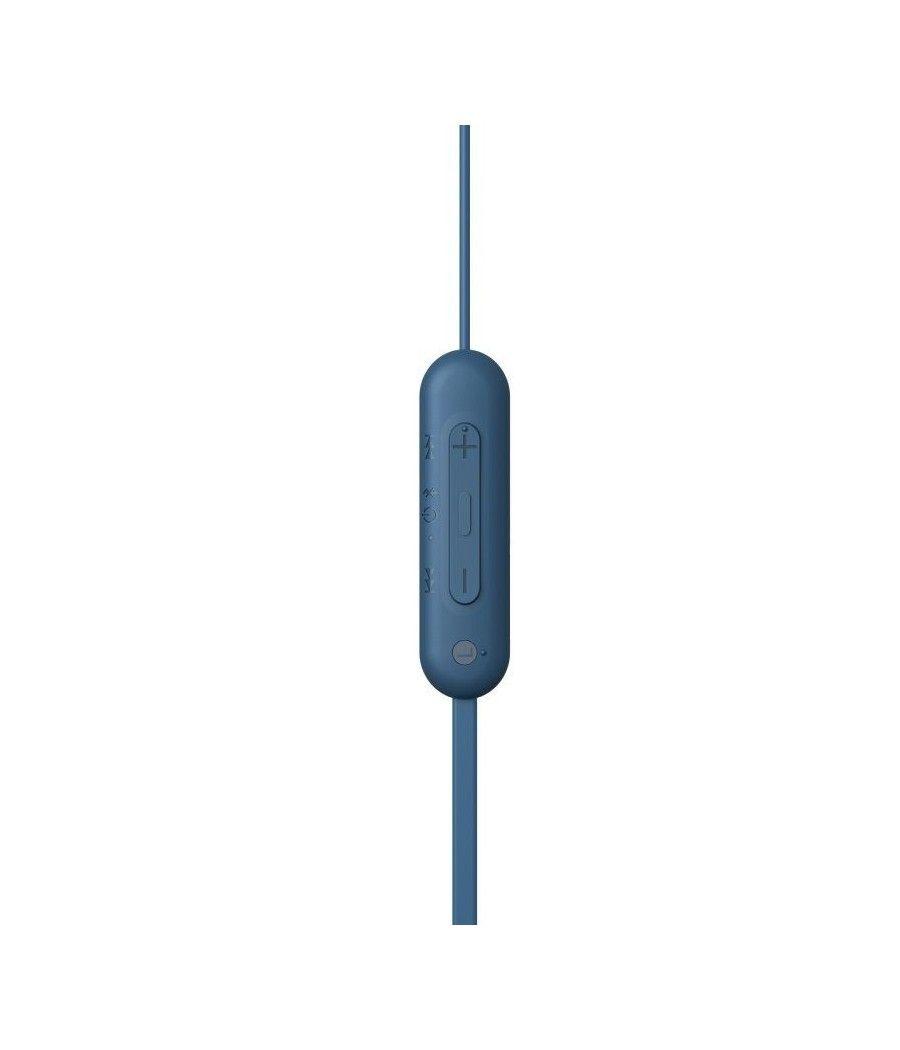 Auriculares inalámbrico intrauditivos sony wi-c100/ con micrófono/ bluetooth/ azules