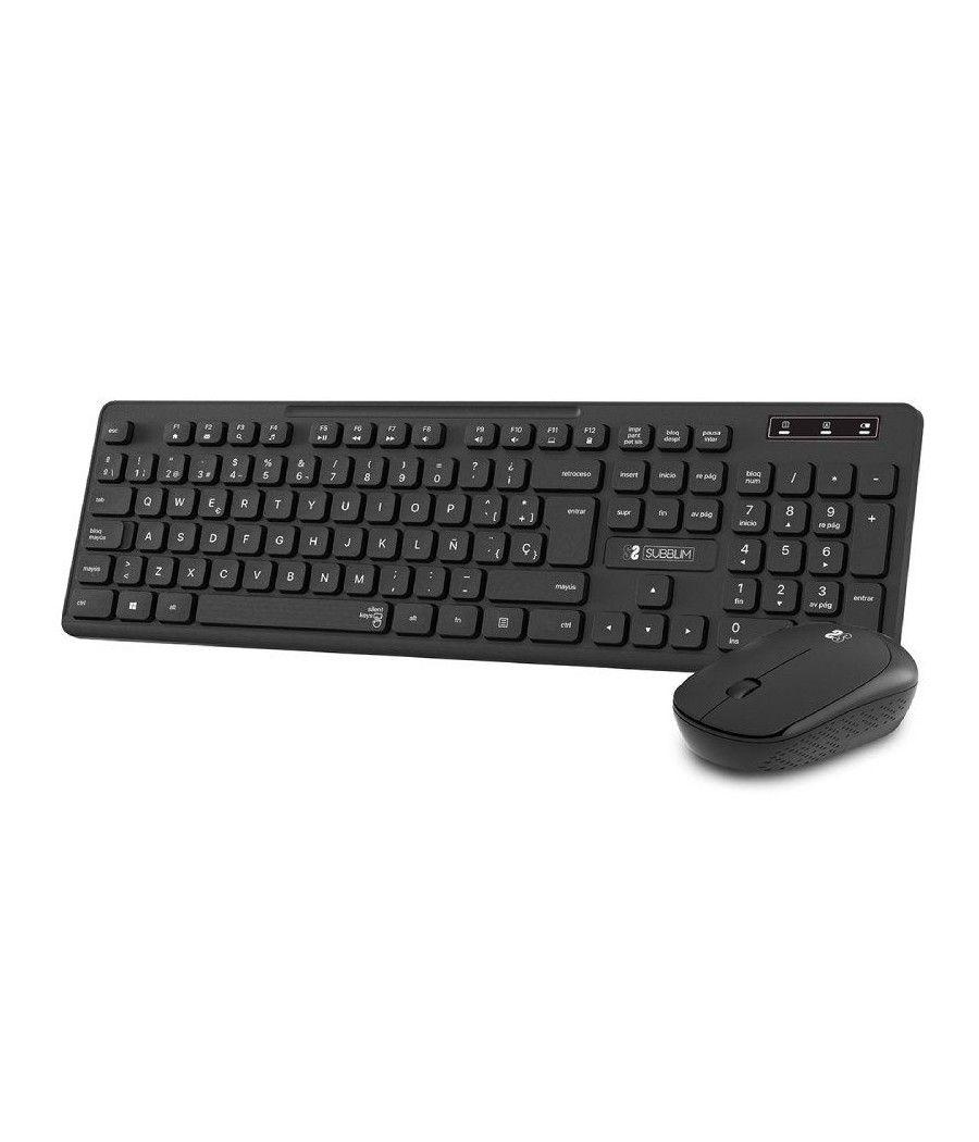 Teclado y ratón inalámbrico subblim combo business slim cssw10/ negro