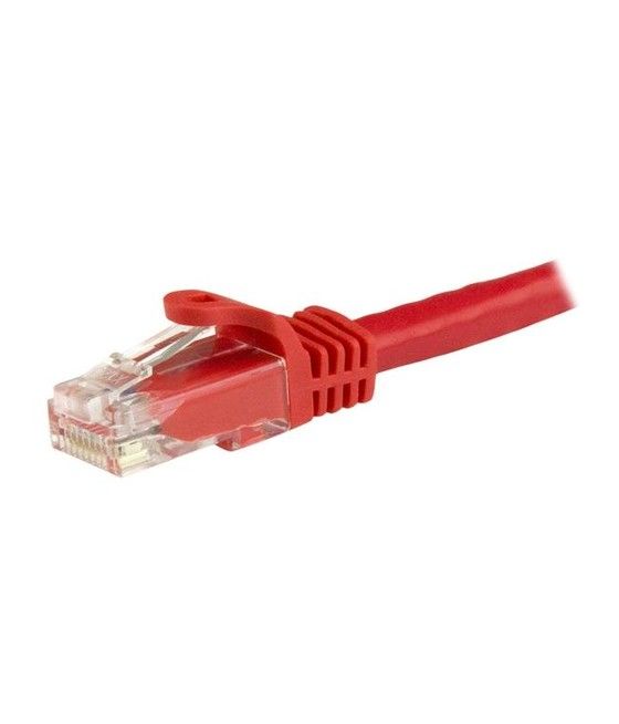 StarTech.com Cable de Red Gigabit Ethernet 15m UTP Patch Cat6 Cat 6 RJ45 Snagless Sin Enganches - Rojo - Imagen 2